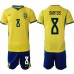 Brasilien VM 2026 Andrey Santos #8 Hemmatröja Brasilien VM 2026 Andrey Santos #8 Hemmatröja